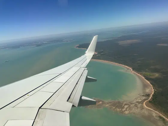 Australia Coast From Plane