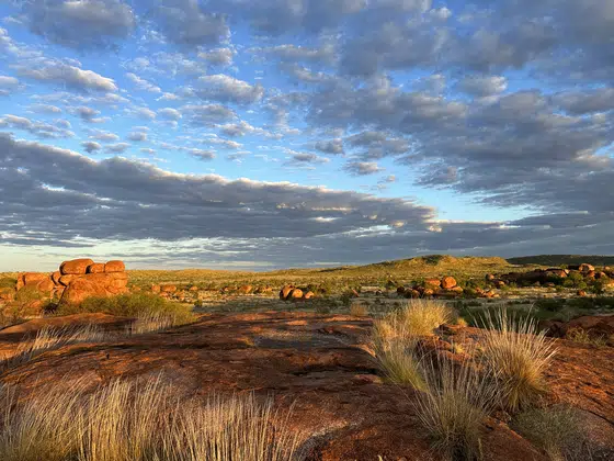 Devils Marbles Red Rocks Wide