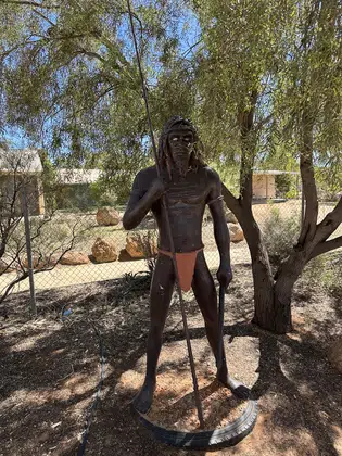 Outback Aboriginal Style Statue Trees