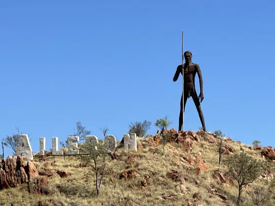 Outback Statue Landscape