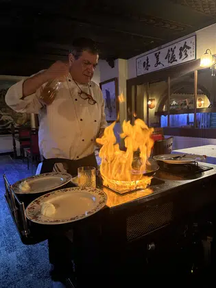 Sydney Flambe Chef Fire