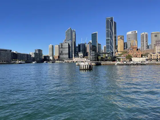 Sydney Harbour Blue Water Skyline