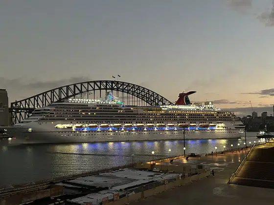 Sydney Harbour Bridge Dusk Lights