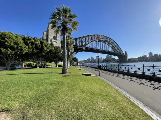 Sydney Harbour Bridge Lawn View