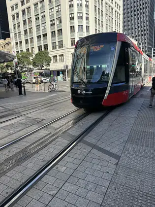 Sydney Light Rail City Street