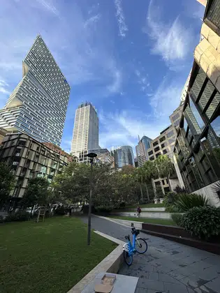Sydney Modern Architecture Blue Sky
