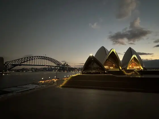 Sydney Opera House Golden Dusk