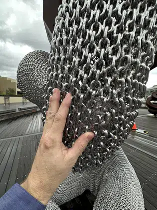 Sydney Public Art Hand Detail