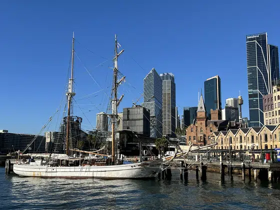 Sydney Tall Ship Skyline Waterfront