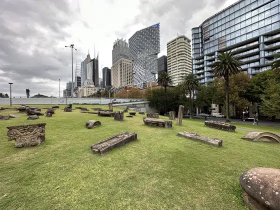 Sydney Urban Green Lawn Skyline