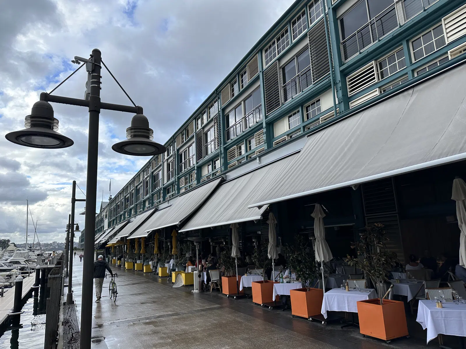 Sydney waterfront wharf walk